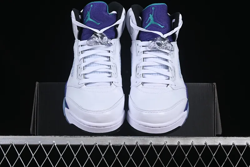All categories Air Jordan Jordan series basketball shoes Air Jordan 5 Air Jordan 5 OG "Grape" AJ5 Joe 5 White Grape HQ7978-100